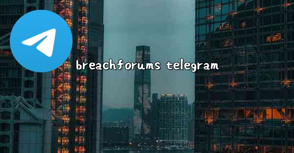 breachforums telegram - 電報Windowsチュートリアルチュートリアル
