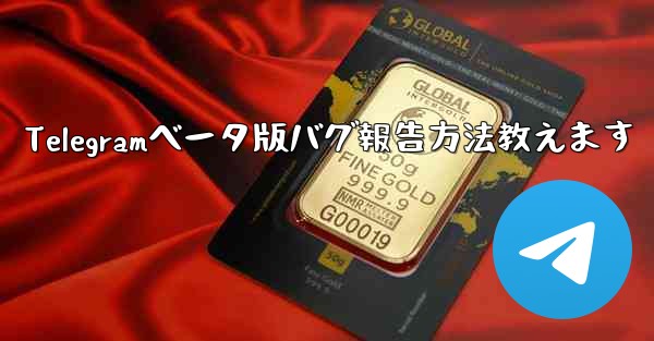 Telegramベータ版バグ報告方法教えます - 電報Windowsチュートリアルチュートリアル