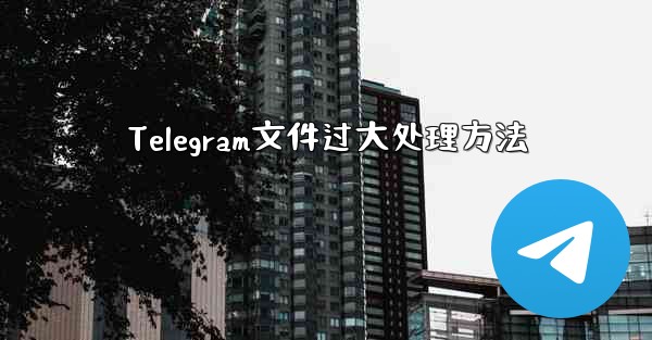 Telegram文件过大处理方法 - 電報Windowsチュートリアルチュートリアル