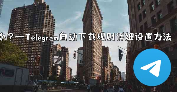 Telegram の自動メディア ダウンロード ルールで「詳細」オプションを設定するにはどうすればよいですか？—Telegram自动下载规则详细设置方法 - 電報Windowsチュートリアルチュートリアル