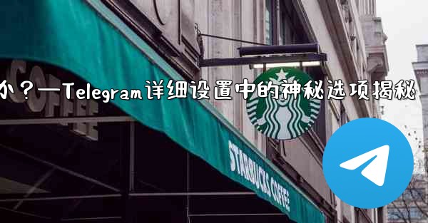 Telegram の詳細設定の珍しいオプションは何ですか？—Telegram详细设置中的神秘选项揭秘 - 電報Windowsチュートリアルチュートリアル