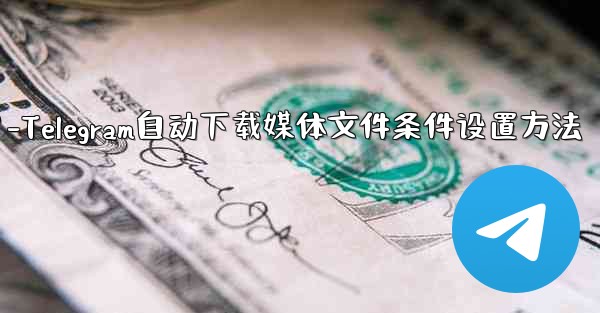 Telegram がメディア ファイル (写真、ビデオ、ドキュメント) を自動的にダウンロードするための条件 (モバイル データ、Wi-Fi) を設定するにはどうすればよいですか？-Telegram自动下载媒体文件条件设置方法 - 電報Windowsチュートリアルチュートリアル