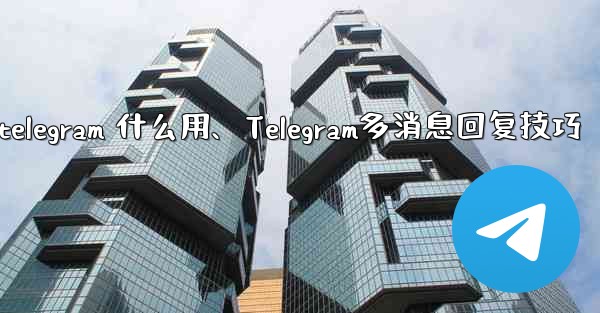 telegram 什么用、Telegram多消息回复技巧 - 電報Windowsチュートリアルチュートリアル