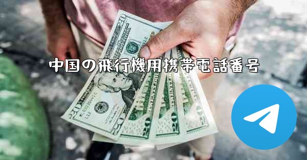 中国の飛行機用携帯電話番号 - 電報Windowsチュートリアルチュートリアル