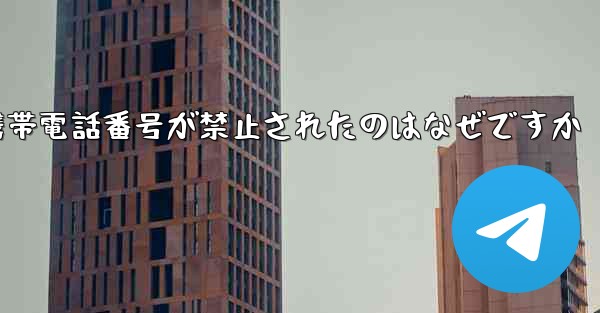 Paper Plane の携帯電話番号が禁止されたのはなぜですか - 電報Windowsチュートリアルチュートリアル