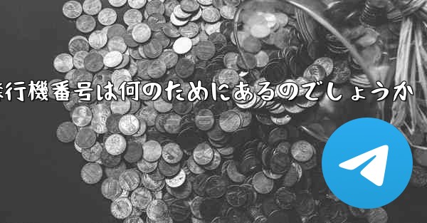 飛行機番号は何のためにあるのでしょうか - 電報Windowsチュートリアルチュートリアル
