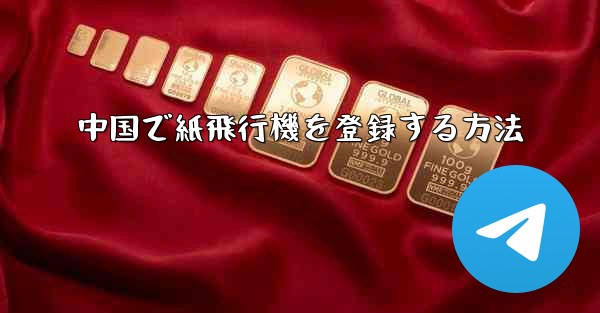 中国で紙飛行機を登録する方法 - 電報Windowsチュートリアルチュートリアル