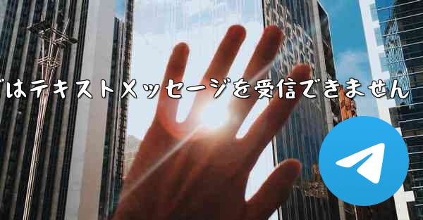 Paper Planeの国内携帯電話番号ではテキストメッセージを受信できません - 電報Windowsチュートリアルチュートリアル