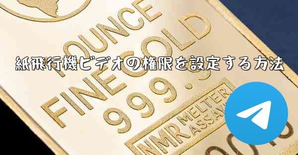 紙飛行機ビデオの権限を設定する方法 - 電報Windowsチュートリアルチュートリアル