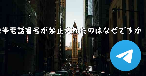 Paper Plane の携帯電話番号が禁止されたのはなぜですか - 電報Windowsチュートリアルチュートリアル