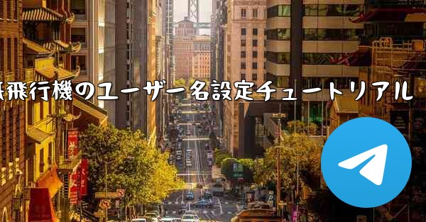 紙飛行機のユーザー名設定チュートリアル - 電報Windowsチュートリアルチュートリアル