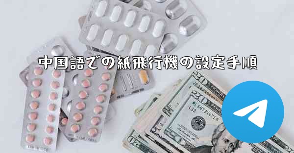 中国語での紙飛行機の設定手順 - 電報Windowsチュートリアルチュートリアル
