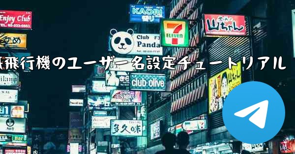 紙飛行機のユーザー名設定チュートリアル - 電報Windowsチュートリアルチュートリアル