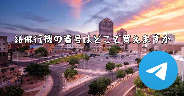 紙飛行機の番号はどこで買えますか