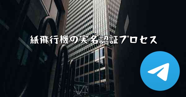紙飛行機の実名認証プロセス