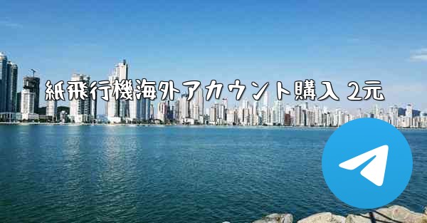 紙飛行機海外アカウント購入 2元 - 電報Windowsチュートリアルチュートリアル