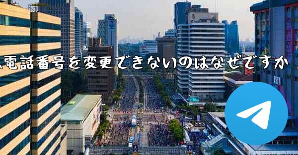 Paper Plane では電話番号を変更できないのはなぜですか - 電報Windowsチュートリアルチュートリアル