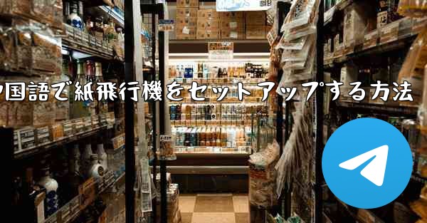 中国語で紙飛行機をセットアップする方法 - 電報Windowsチュートリアルチュートリアル