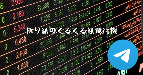折り紙のくるくる紙飛行機 - 電報Windowsチュートリアルチュートリアル