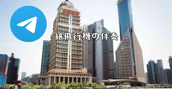 紙飛行機の伴奏 - 電報Windowsチュートリアルチュートリアル
