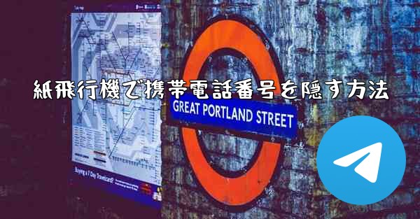 紙飛行機で携帯電話番号を隠す方法 - 電報Windowsチュートリアルチュートリアル