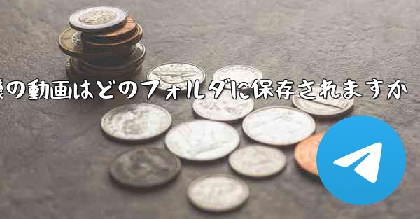 紙飛行機の動画はどのフォルダに保存されますか - 電報Windowsチュートリアルチュートリアル
