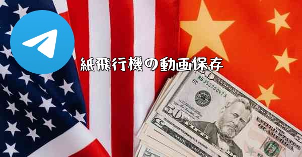 紙飛行機の動画保存 - 電報Windowsチュートリアルチュートリアル