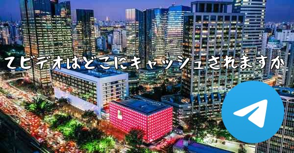 航空機によってビデオはどこにキャッシュされますか - 電報Windowsチュートリアルチュートリアル