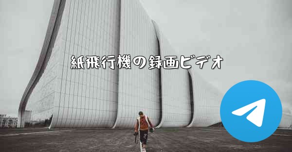 紙飛行機の録画ビデオ - 電報Windowsチュートリアルチュートリアル
