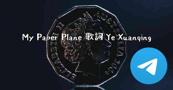 My Paper Plane 歌詞 Ye Xuanqing - 電報Windowsチュートリアルチュートリアル