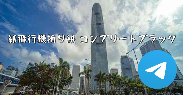 紙飛行機折り紙 コンプリートブラック - 電報Windowsチュートリアルチュートリアル