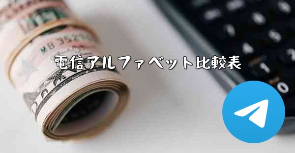 電信アルファベット比較表