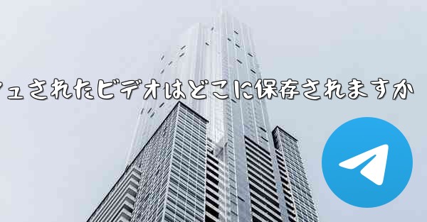 Paper Plane のキャッシュされたビデオはどこに保存されますか - 電報Windowsチュートリアルチュートリアル