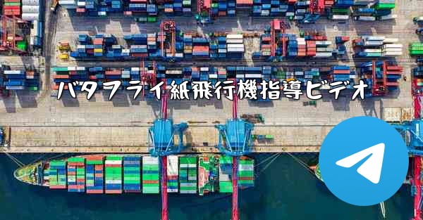 バタフライ紙飛行機指導ビデオ - 電報Windowsチュートリアルチュートリアル