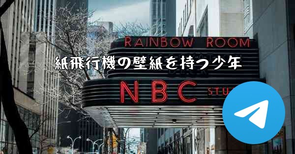 紙飛行機の壁紙を持つ少年 - 電報Windowsチュートリアルチュートリアル