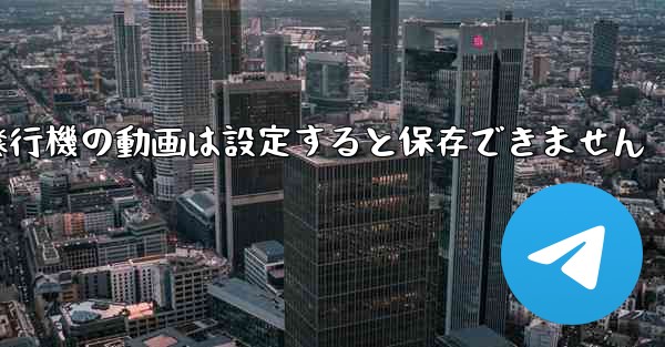 紙飛行機の動画は設定すると保存できません