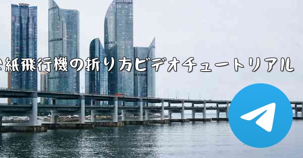 簡単な紙飛行機の折り方ビデオチュートリアル