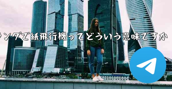 ネットスラングで紙飛行機ってどういう意味ですか - 電報Windowsチュートリアルチュートリアル