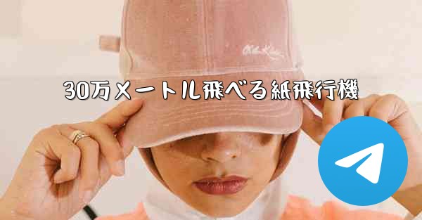 30万メートル飛べる紙飛行機 - 電報Windowsチュートリアルチュートリアル
